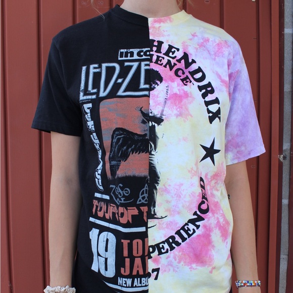 Led Zeppelin X Jimi Hendrix Tee - Picture 2 of 3